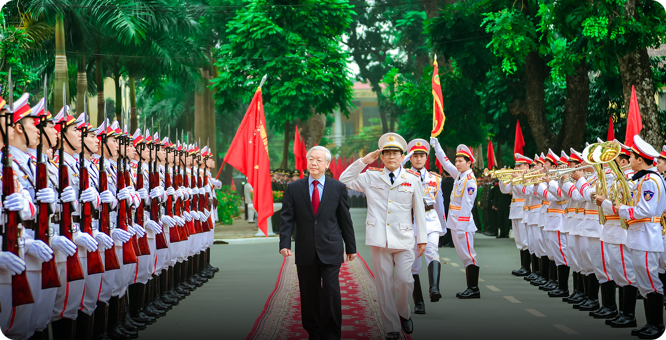 Các đồng chí lãnh đạo Đảng,  Nhà nước đến thăm và làm việc tại Học Viện