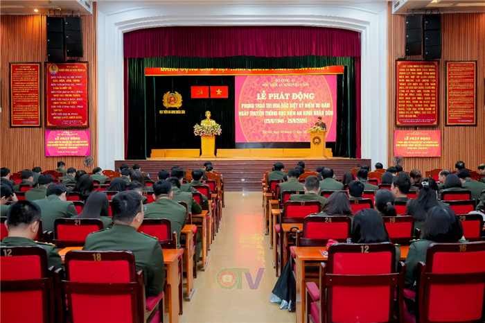 80 năm Học viện An ninh nhân dân Vững bước trong kỷ nguyên vươn mình của dân tộc